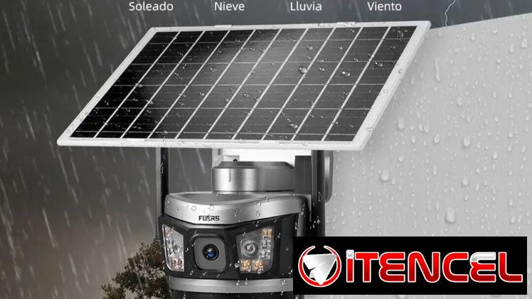 Cámara de seguridad Solar /Wifi/ 8 Mpx/10X