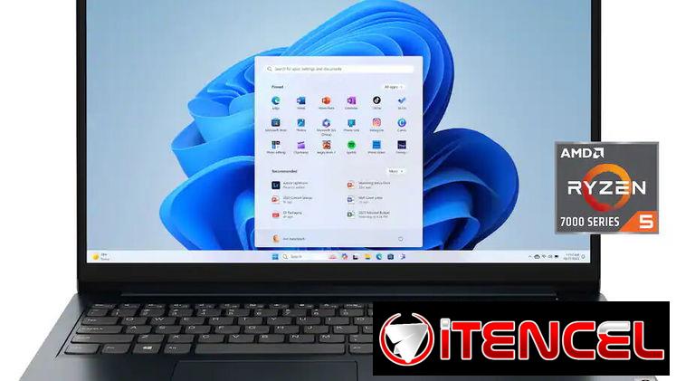 💻 LENOVO 💻 LAPTOP LENOVO – 15.6″ FHD / CPU RYZEN 5 7520U / 8GB DDR5 / 256 GB M.2 NVME
