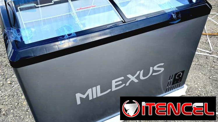 NEVERA EXHIBIDORA HORIZONTAL  9 PIES MILEXUS