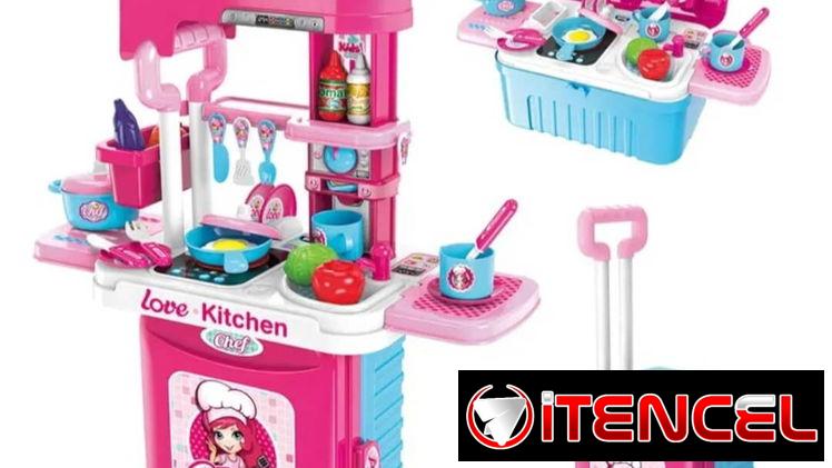 Juego de cocina 3 en 1 para niña