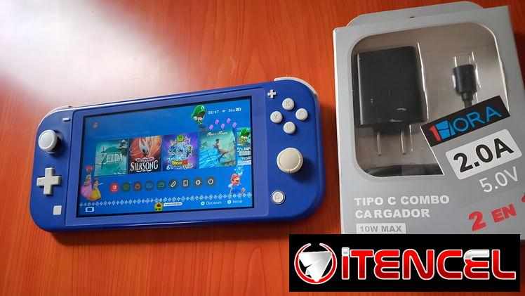 Nintendo Switch Lite Pirateada + Cargador