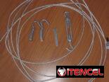 Cable de Acero Galvanizado con Tensor Regulable de Alta Firmeza Calidad Real VPT#-0432