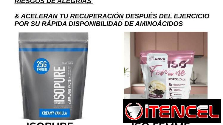 Proteína Hidrolazada – Whey Proteín – B.Nova – ISO Femme – Jungle Rush – Blackbear – Legends – Oreo – Pro nutrición