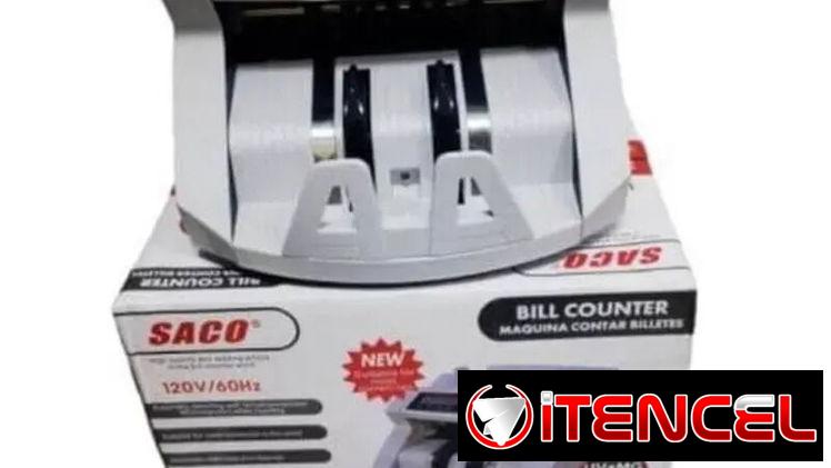 Maquina de contar dinero nueva en su caja en 100USD
