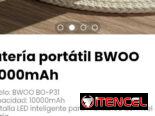 Batería portátil BWOO 10000mAh. Modelo: BWOO BO-P31