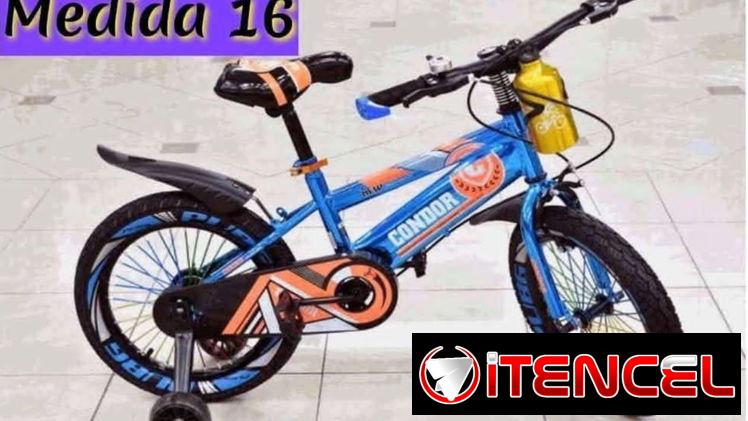 Bicicleta 16″+ mensajería gratis