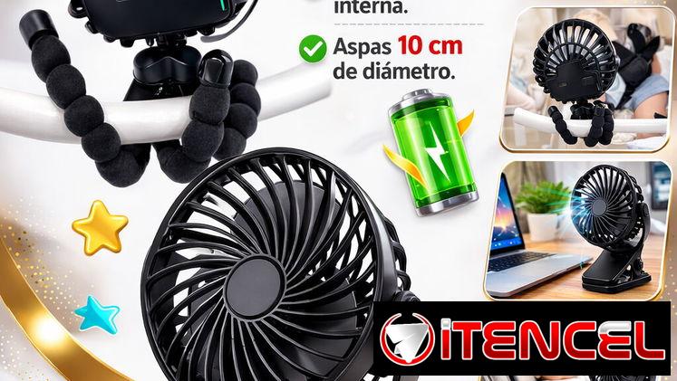 Ventiladores recargables, bombillos contra insectos, PowerBanks
