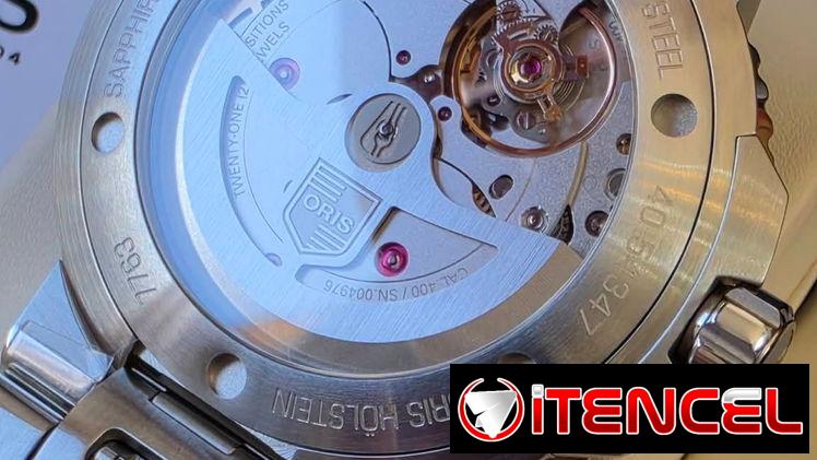 🔵  ¡ estreno !  🔵 🕰oris aquis date movimiento calibre 400 automático suizo de manufactura propia