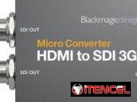 Convertidor Blackmagic HDMI a SDI 3G | CONVCMIC/HS03G/WPSU | 1080p60, Tally, Cable Largo