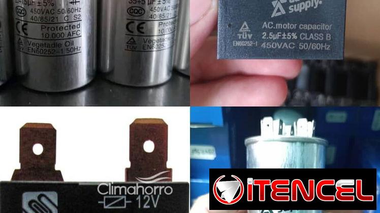 Capacitor para split y aire acondicionado