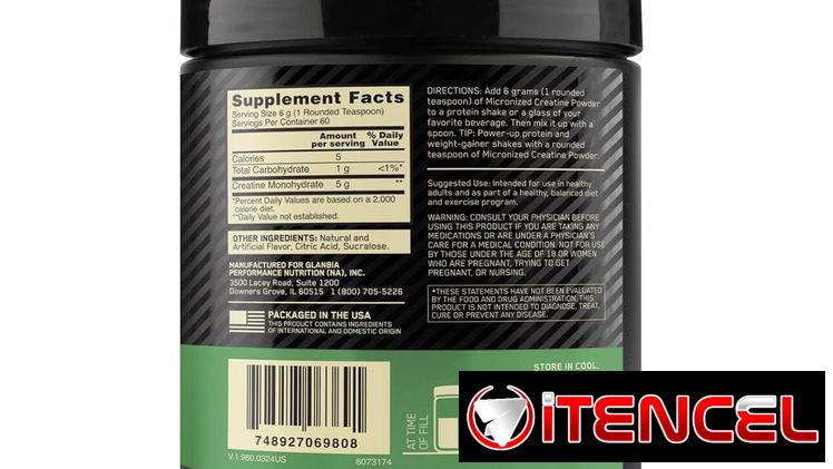 Creatina OPtimum nutrition de Limonada de arándanos