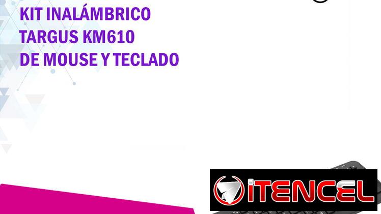 🖱️ KIT INALÁMBRICO TARGUS KM610 | TECLADO + MOUSE | NUEVO