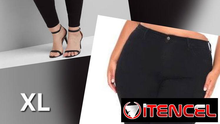 Pantalones elastizados negros $20usd