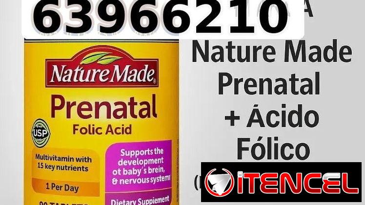 Prenatal con ácido fólico sellada 🧡