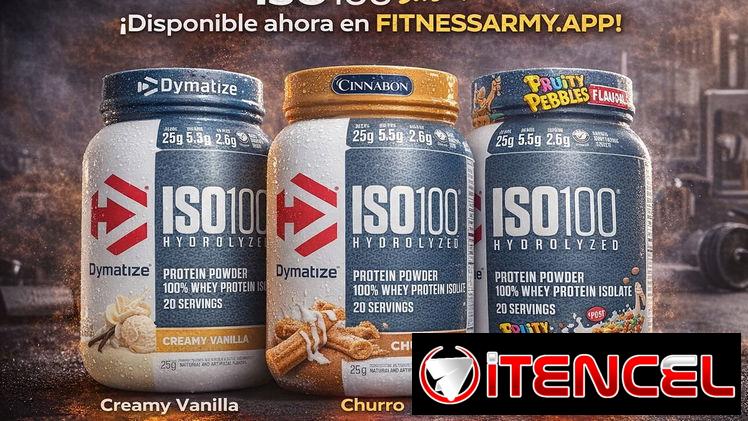 Whey ISO 100% HYDROLIZADO 20serv. 58234161 y 56902981. FITNESSARMY