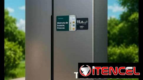 REFRIGERADOR TIPO SIDE BY SIDE, HISENSE 15.6 PIES DOBLE PUERTA, CONGELACIÓN Y REFRIGERACIÓN