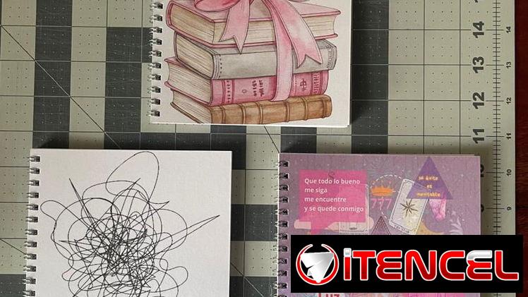 Libretas de calidad, personalizadas 100 pág.. En plaza de la Rev. domicilio disponible