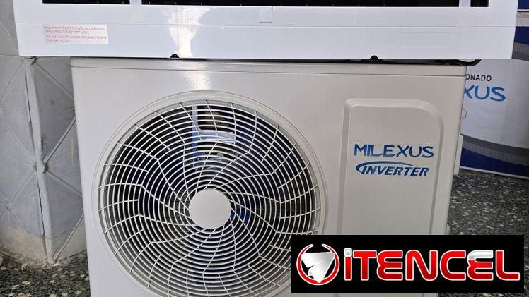 ❄️ INVERTER ❄️ SPLIT MILEXUS 1TON 220V INVERTER. MENSAJERÍA CON FACTURA Y GARANTÍA. TLF 54833699