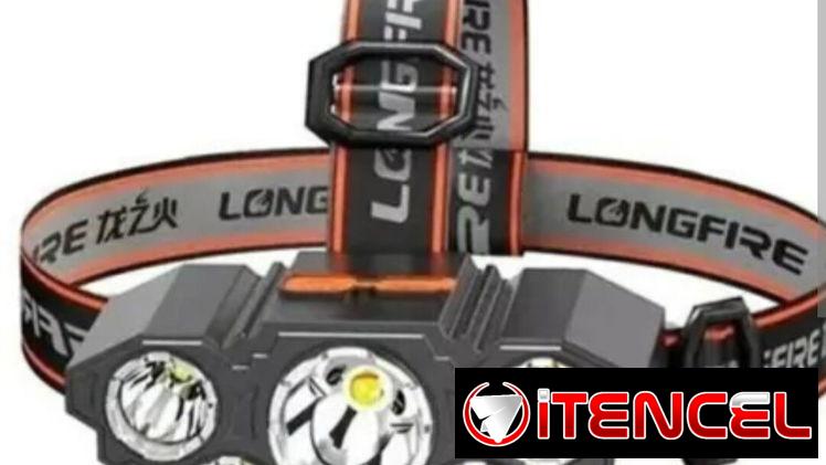 Mini linterna recargable de cabeza de 5 led