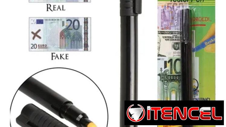 Plumón para detectar billetes falsos