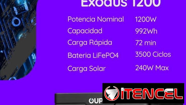 Estacion de energia o Planta electrica OUPES. MEJOR PRECIO IMPOSIBLE ‼️‼️ Somos 1ra mano  *1200W   450 USD 💸