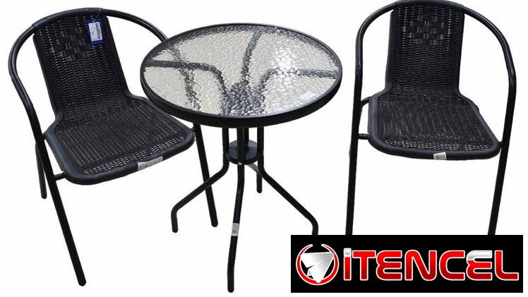 Juego de sillas con su mesa