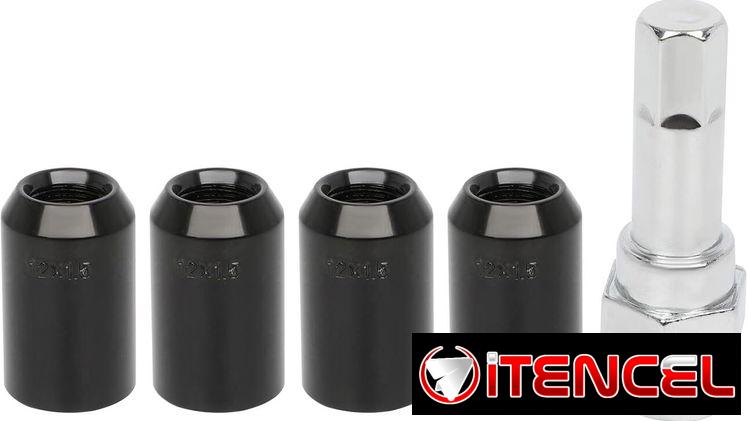 clanes de seguridad color negro medidas 12 x 1,50 4 unidades y la llave comunicarse solo via wassat