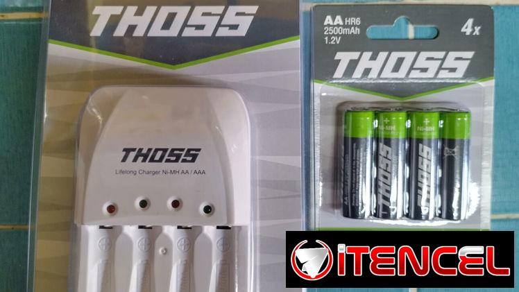 Cargador de pilas AAA Y AA CON DOS JUEGOS DE PILAS RECARGABLES DE 2500 mAh llamar al 53853475