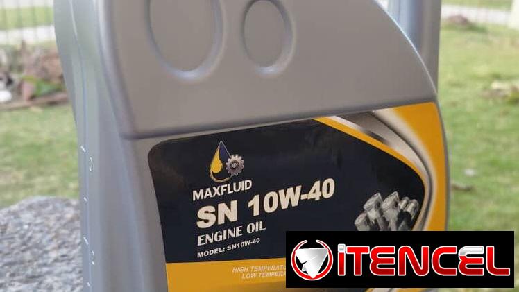 Aceite Maxfluid  para autos SN 10 W-40  4 L Precio $35 Transporte Incluido