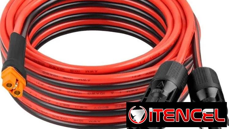 Cable XT60i 12 AWG de alta resistencia de 10 metros Sellado Nuevo para Ecoflow