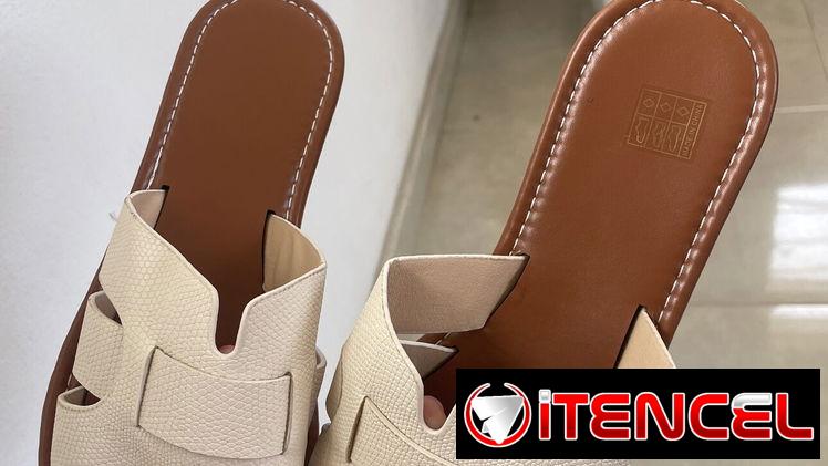 sandalias blancas de mujer