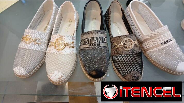 Zapatos unisex elegantes, de marcas reconocidas, con brillantes incorporados.  Alta calidad.