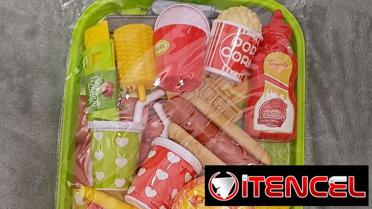 🧧Bandeja con comida y accesorios 14 usd🧧