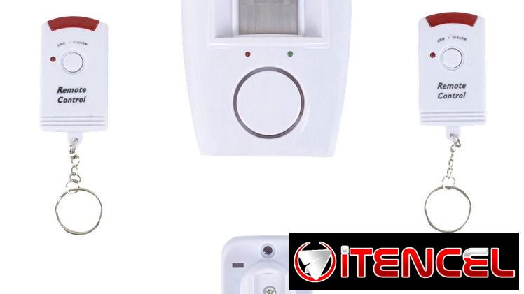 👀​ ALARMA PARA CASA O LOCAL CON SENSOR DE MOVIMIENTO 👀​ INFRAROJA 👀​ + 2 MANDOS 👀​ 105dB 📍​📍​📍​ 5.887.23.60