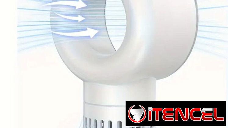 Ventilador de mano, portátil, sin aspas