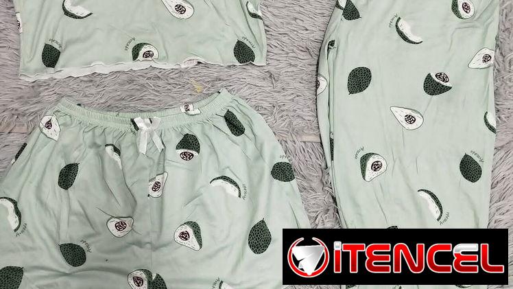 Pijamas _ ropa dormir mujer 3 piezas .   12 Usd