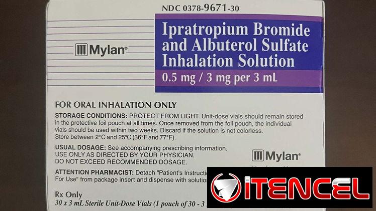 AEROSOL IPRATROPIUM CON ALBUTEROL SULFATE PARA EL ASMA