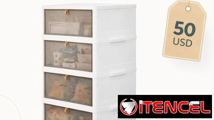 DE 4 COMPARTIMENTO CON RUEDAS / ORGANIZADOR MODULAR