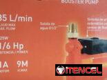 Presurizador: SACO  – flujo máx 35 L x min – potencia 1/6 HP – salida y entrada de 1/2 – sistema de arranque automático