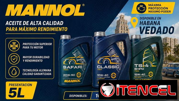 Aceite Mannol 5L 10w40 15w40 20w50