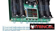 🔋 Probador de Capacidad y Resistencia Interna para Baterías 18650 ⚡