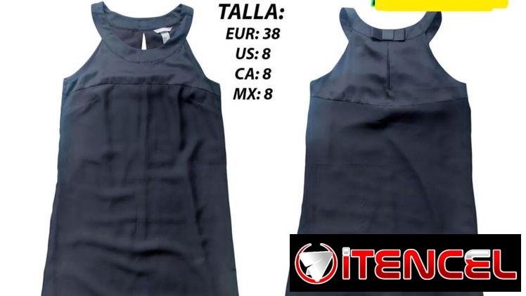 Se vende vestido negro elegante 2800
