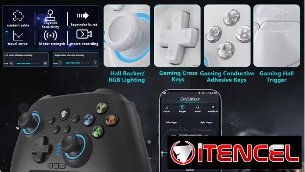 mandos inalámbricos RGB con memoria bluetooth y cable para pc,android,Apple,switch  tel:54018133