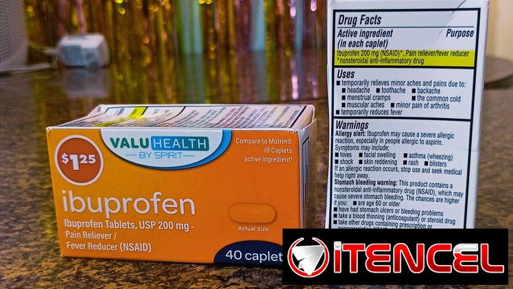 Ibuprofenos en pomo de 40 tabletas