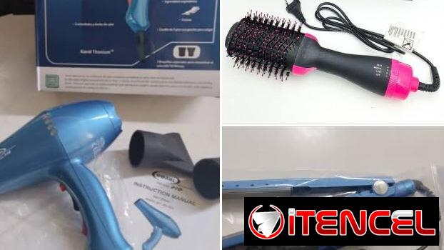 secador pelo, secador pared, cepillo secador 3×1, plancha pelo, secador 3000 watt, NUEVO!!