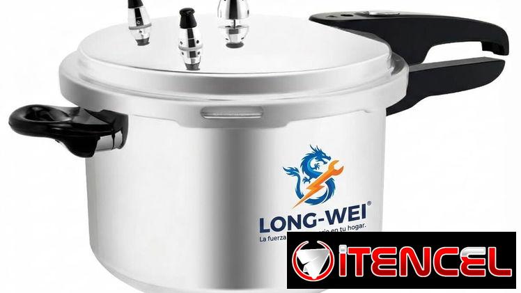 Olla de presión LONG-WEI — potencia y seguridad en tu cocina 🔥🍲 Cocina más rápido y conserva el sabor con esta olla de