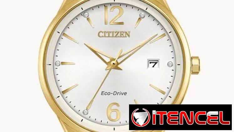 58049738 , CITIZEN ECODRIVE CHANDLER PARA MUJER (FE6102-53A) DE 37MM Y DORADO , NUEVO A ESTRENAR POR USTED , OFERTON
