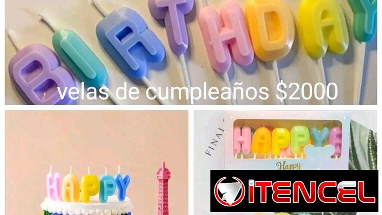 velas de cumpleaños happy birthday