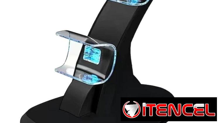 ⚡🎮 Base de Carga Vertical para Mandos PS5 – Doble Soporte + Carga Rápida