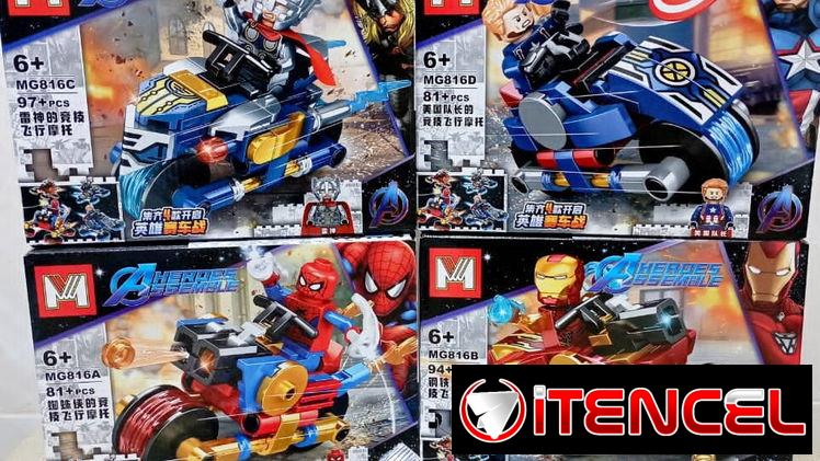 LEGOS HEROES AVENGER (DOS de cada uno)
